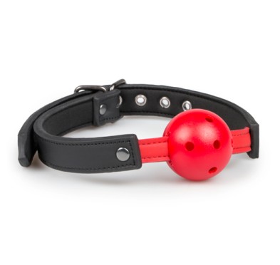 Knebel-Ball Gag With PVC Ball - Red